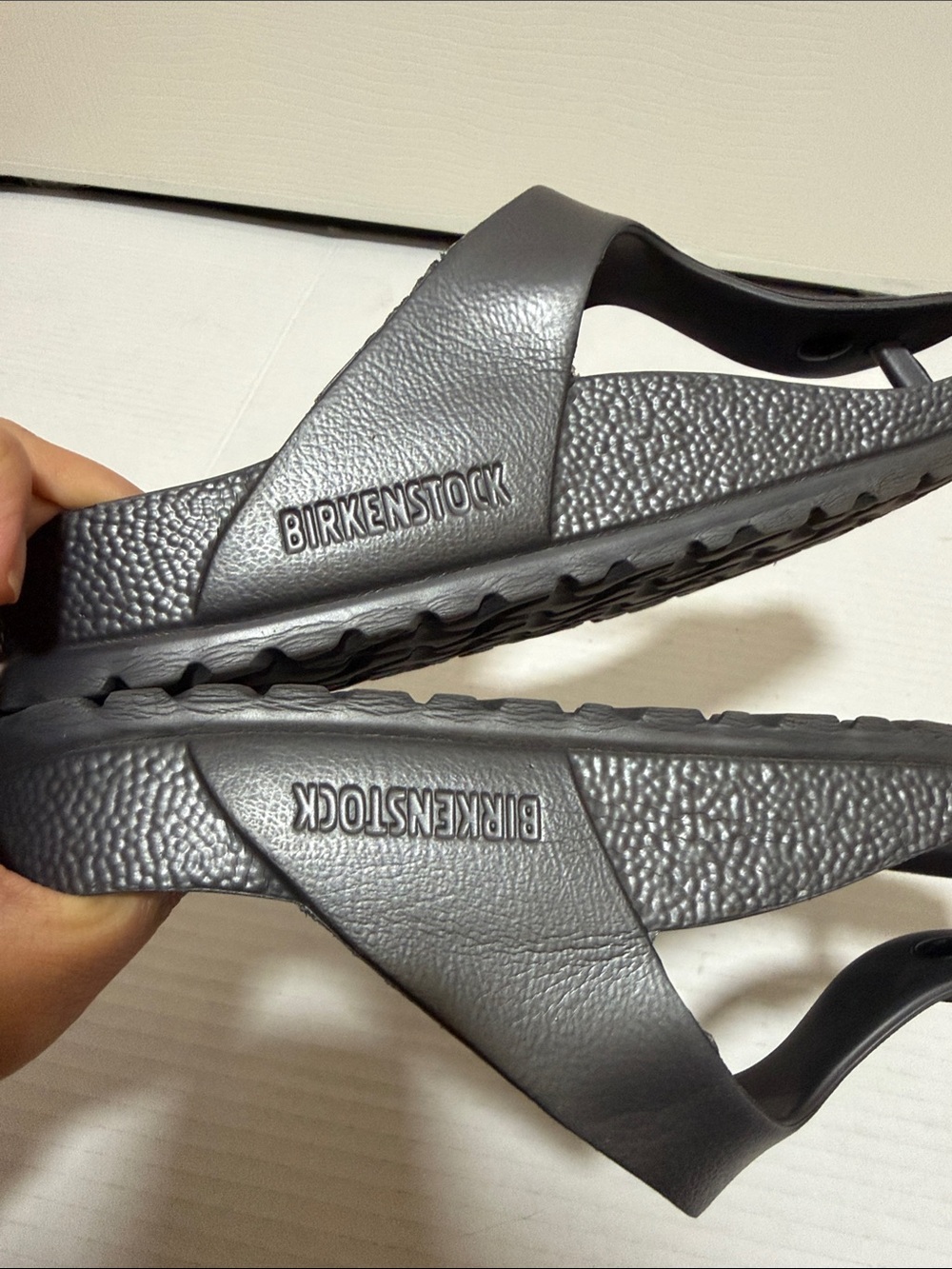 Birkenstock Gizeh Essential Sandals Grey- Size 38 (7-7.5) - Picture 6 of 10